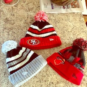 New Era Winter Puff Ball Hats